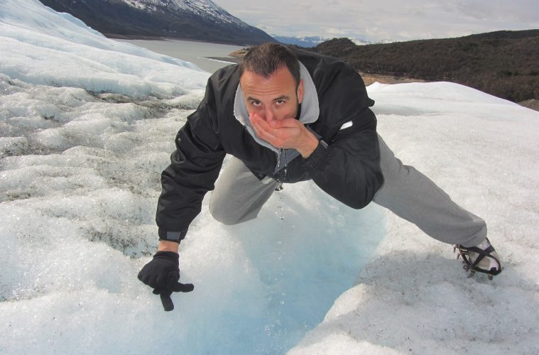 Manu Ginobili recordó su visita al glaciar hace 9 años: «Que ganas me dieron de volver»