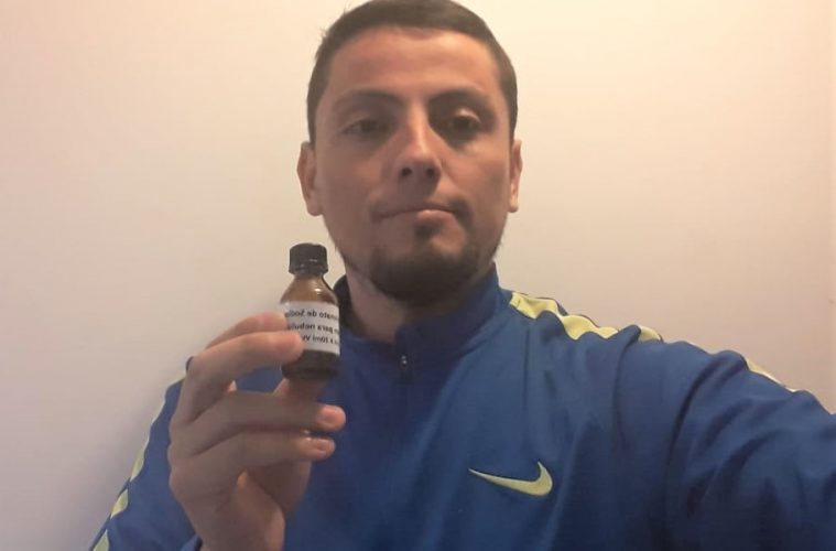 Rubén Miranda, se está tratando con Ibuprofeno inhalado y cuenta su experiencia