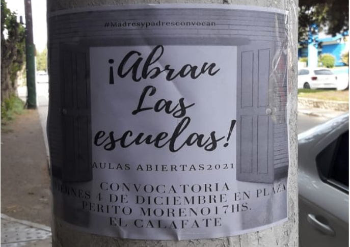 Padres de la Patagonia coincidieron en pedir a las autoridades que la educación sea declarada una actividad esencial en Argentina