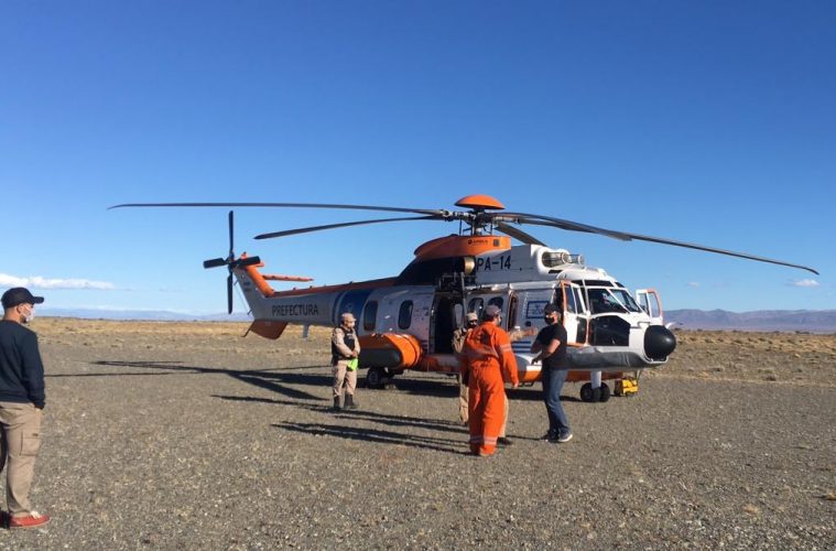 Cómo fue el operativo que montó el Aeroclub El Chaltén, para recibir al helicóptero de la ministra de Seguridad de la Nación