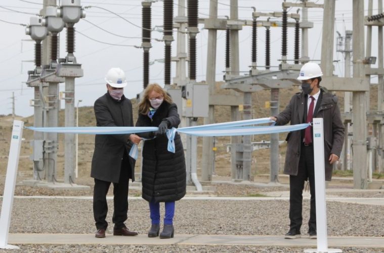 Inauguraron la línea de alta tensión en Zona Norte
